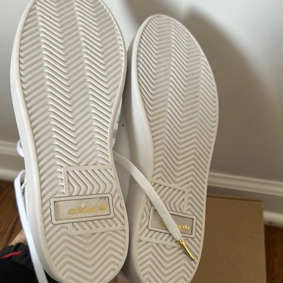 Adidas White High-Top Sneakers.Sleek Mid NWT - Picture 4 of 6